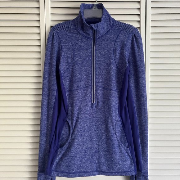 Lululemon Star Runner Pullover Pigment Blue size 6 rare
